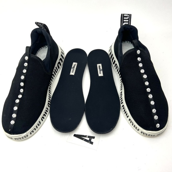 MIU MIU Logo Slip-On Sneaker sz 9 - Picture 3 of 14
